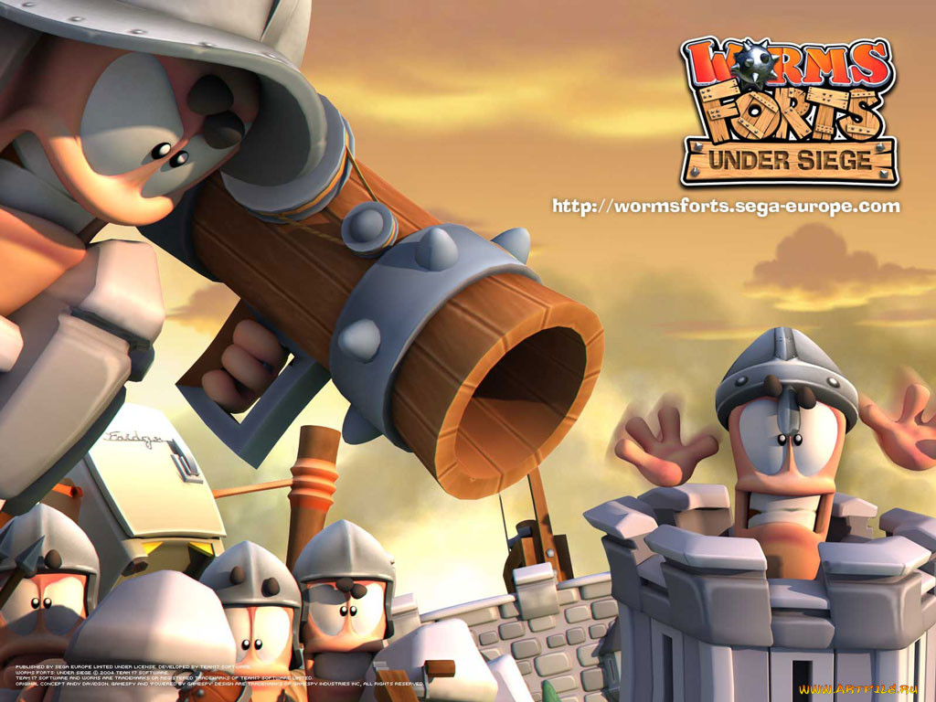 worms, forts, under, siege, , 